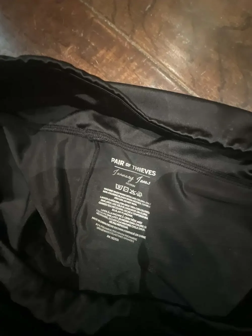 Pair of Thieves Black Athletic Stretch Shorts with Side Pockets